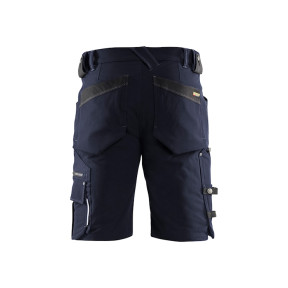 Handwerker-Stretchshorts X1900 4D ohne Hängetaschen Dunkelblau/Schwarz - Blaklader