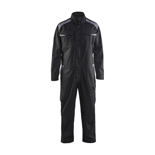 Combinaison Industrie manches longues Noir/Gris moyen - Blaklader