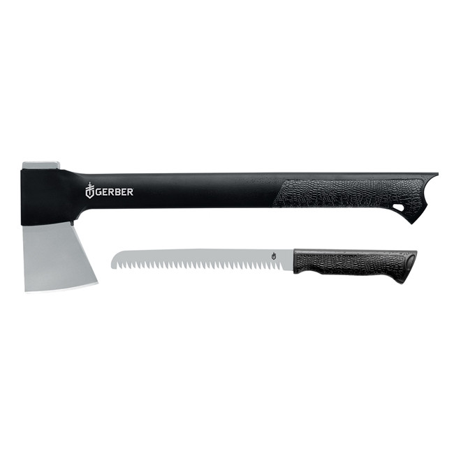 Bijl Gator Combo Axe II met handzaag Zwart - Gerber