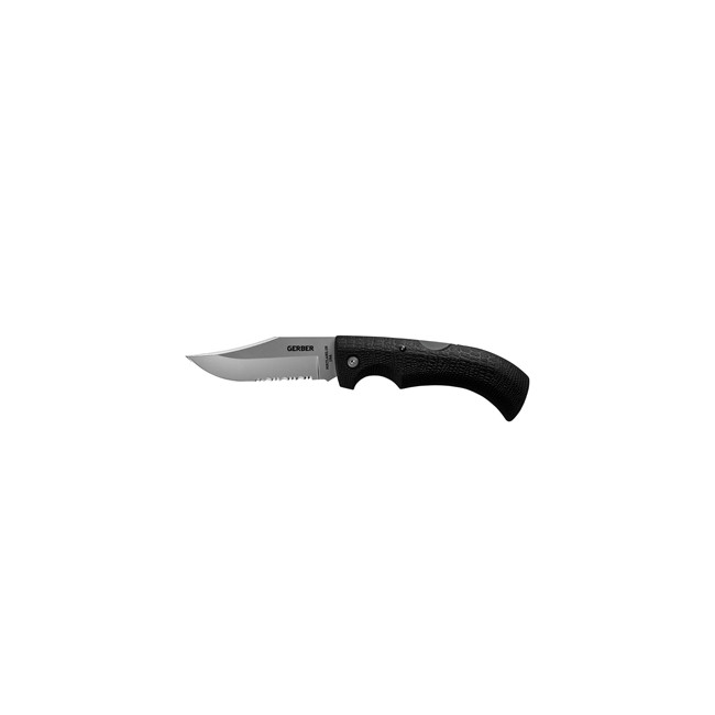 Couteau pliant lame dentée pointe clip Gator - Gerber