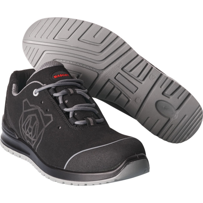 Chaussures de sécurité basses S1P Noir/Gris clair - Mascot