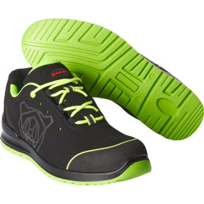 Chaussures de sécurité basses S1P Noir/Vert - Mascot
