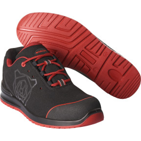 Buty bezpieczeństwa niskie S1P Czarny/Czerwony - Mascot