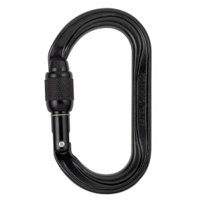 MOUSQUETON OXAN SCREW-LOCK NOIR - PETZL