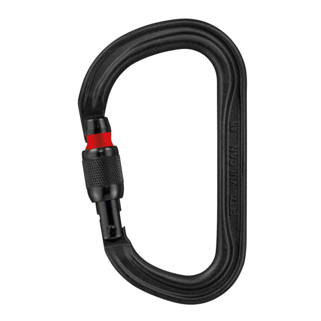 Karabiner Vulcan Screw-Lock Schwarz - Petzl