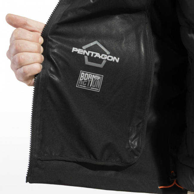 Jas Monlite Shell Groen RAL7013/Zwart - Pentagon