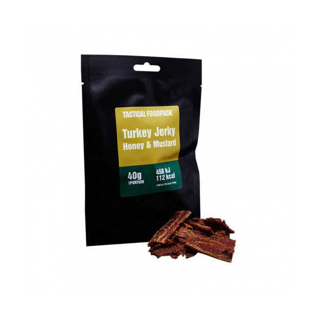 Snack - Getrocknetes Putenfleisch mit Honig und Senf - Tactical Foodpack