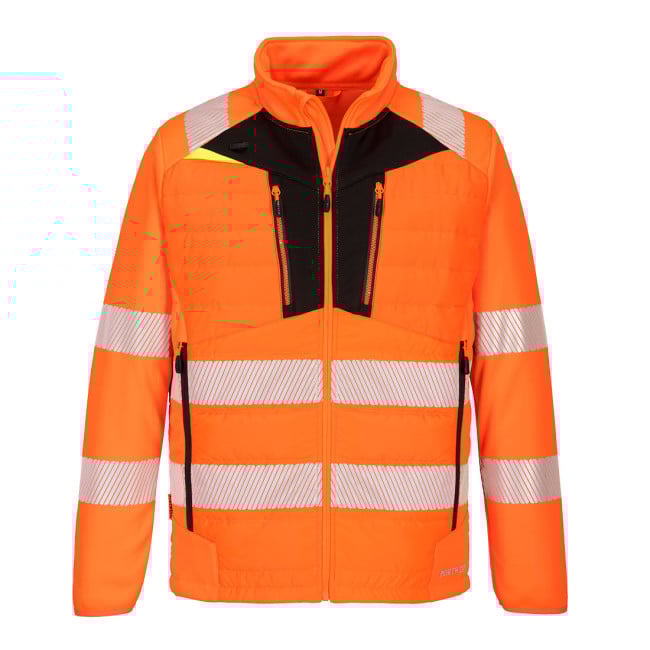 Veste hybride HV DX4 Orange/Noir - Portwest Veste hybride HV DX4 Orange/Noir - Portwest