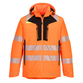 Parka HV DX4 Pomarańczowy/Czarny - Portwest