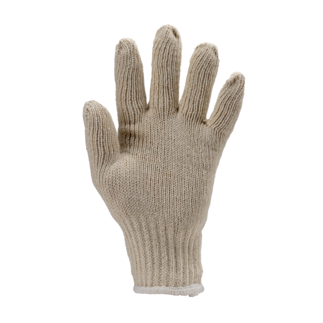 Dicke gestrickte Baumwollhandschuhe, Stärke 10, 46 g Damengröße - COVERGUARD