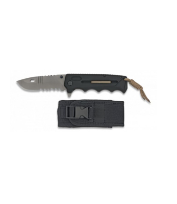 Couteau pliant lame crantée et corde Coyote 19941 - K25