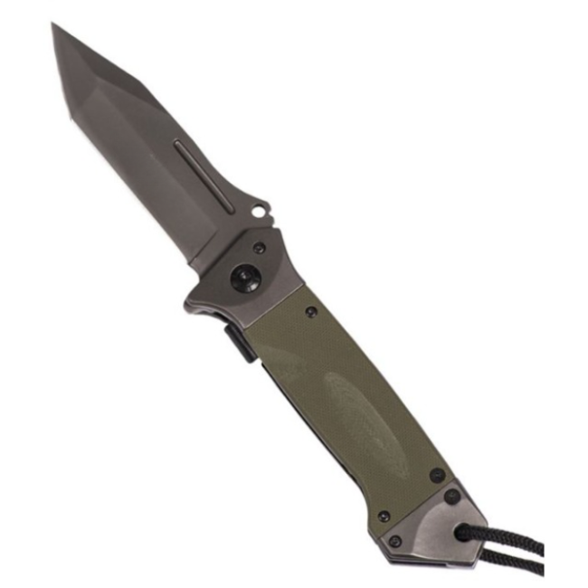 Couteau de poche DA35 Vert OD - Miltec
