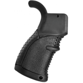 CROSSE PISTOLET CAOUTCHOUC NOIRE POUR AR15/M16/M4