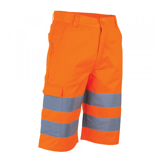 Bermuda de travail HV Phare Orange fluo - LMA