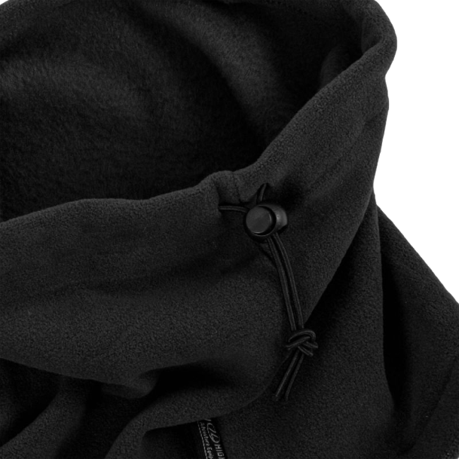 Fleece nekwarmer Zwart - Highlander