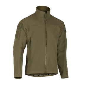 Audax softshell jas olijfgroen - Clawgear