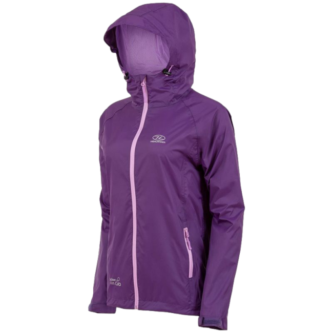 Kurtka Stow & Go Waterproof Damska Fioletowa - Highlander