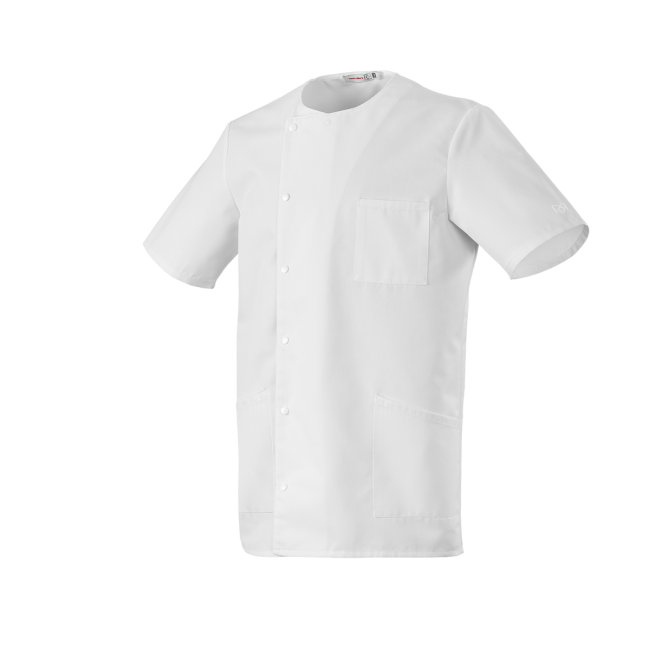 tunique homme ficus manches courtes s blanc - robur