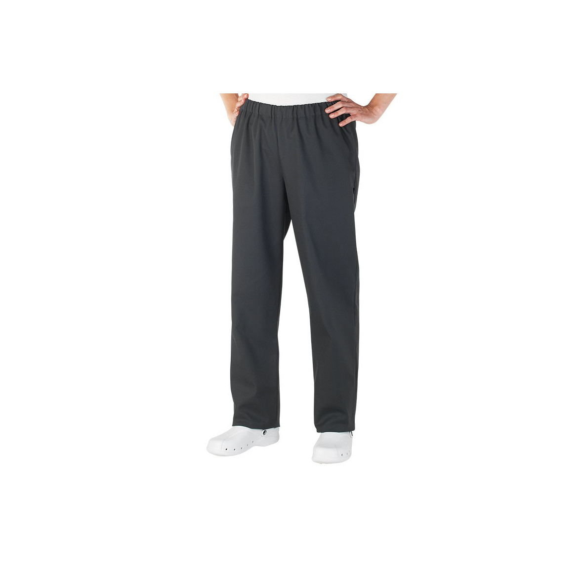 Pantalon De Cuisine éco-responsable Noir, Coton Bio, Robur