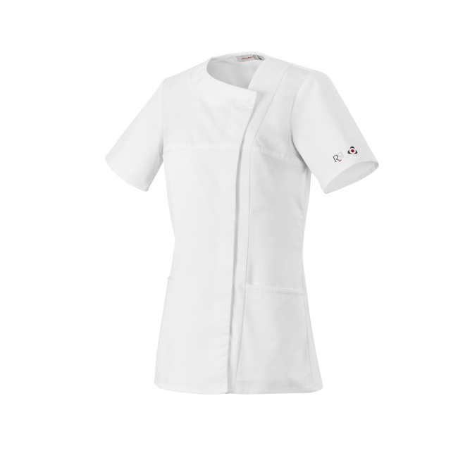 Tunique femme manches courtes Lisa Blanc - Robur