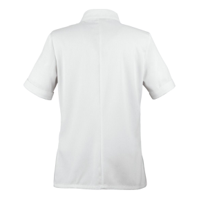 Dames vest korte mouwen Escale Wit en blauw - Robur