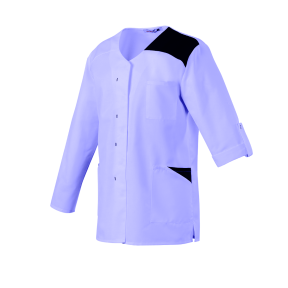 Dames tuniek lange mouwen Flavie hemelsblauw en blauw - Robur