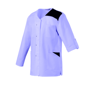 Tunique femme manches longues Flavie Bleu ciel et bleu - Robur