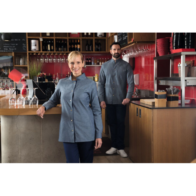 Veste femme manches longues Briva Bleu chambray - Robur
