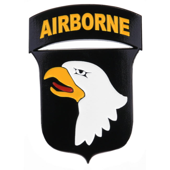 Metal logo 101st Airborne Division - 101 Inc