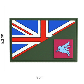 3D PVC Patch Pegasus Halbflagge - 101 Inc