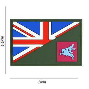 Naszywka 3D PVC Pegasus half flag - 101 Inc