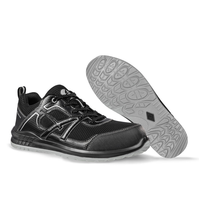 Buty bezpieczeństwa Rider Black Low S1P ESD Czarne - Albatros
