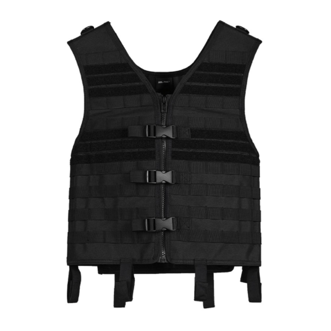 Taktische Weste Carrier Molle Gen.II Schwarz - Miltec