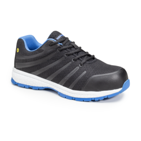 Chaussures de sécurité S1P GALAXITE Basse Maille Noir Bleu ESD - COVERGUARD