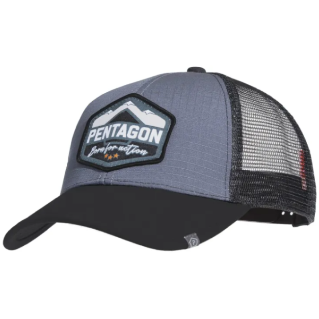 Casquette Era "Born for Action" Gris - Pentagon