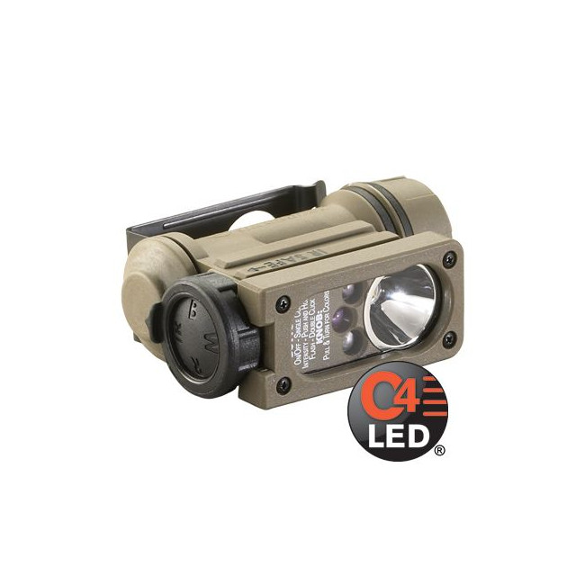 Lampa Sidewinder Compact II wojskowa z bateriami coyote - Streamlight
