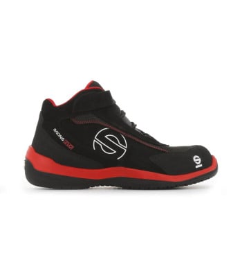 Chaussures de sécurité Racing Evo S3 SRC ESD Noir et rouge - Sparco