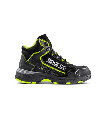 Chaussures de sécurité mi-basses Allroad S3 SRC Noir et jaune - Sparco