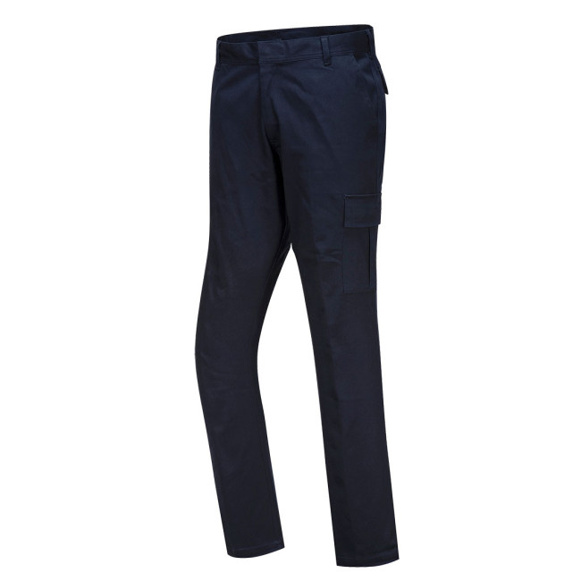 Pantalon de travail Combat Slim Stretch Short bleu - Portwest