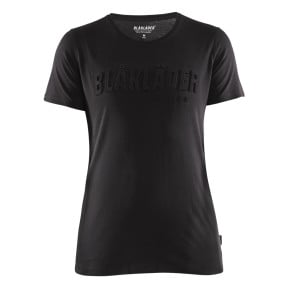 3D bedrukt T-shirt dames Zwart - Blaklader