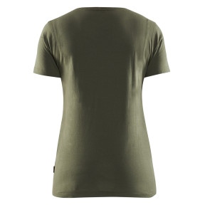3D-Druck T-Shirt Damen Herbstgrün - Blaklader