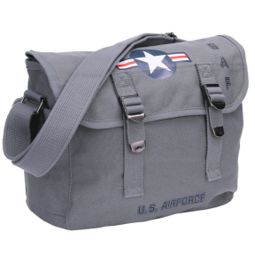 Sac bandoulière en toile US Air Force Gris - Fostex