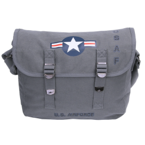 Canvas schoudertas US Air Force Grijs - Fostex