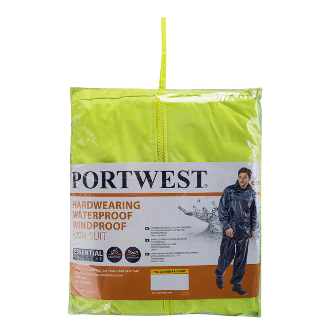 Regenanzug gelb - Portwest