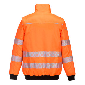 PW3 Warnschutzjacke 3-in-1 orange - Portwest