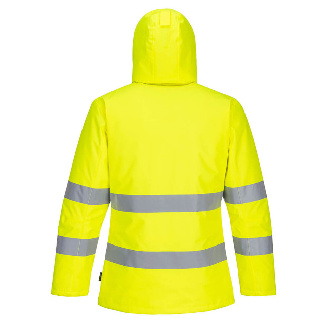 Parka zimowa wysokiej widoczności PW2 żółta - Portwest