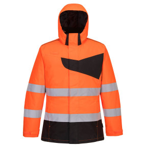Parka d'hiver haute visibilité PW2 orange - Portwest
