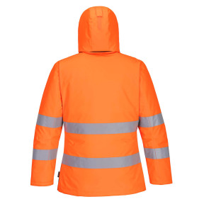 Hochsichtbare Winterparka PW2 orange - Portwest