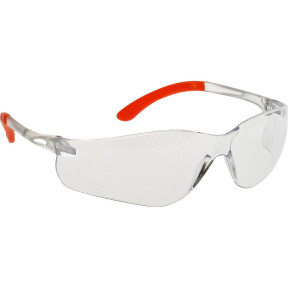 Schutzbrille Pan View PW38 orange/farblos - Portwest
