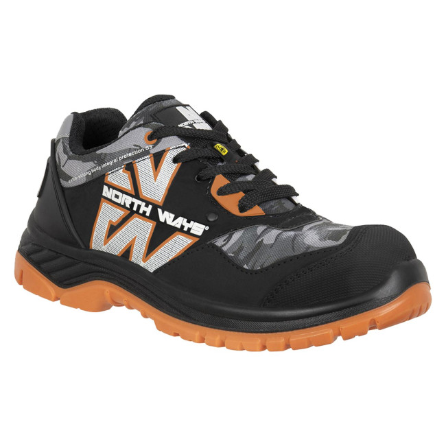 POWELL - BUTY NISKIE CZARNY/WOODLAND
